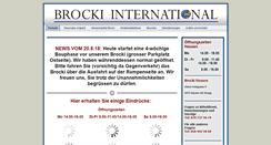 Desktop Screenshot of brocki-international.ch